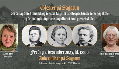 "Gjester på Sagatun". En collage med musikk og tekster fra Norges første folkehøgskole
