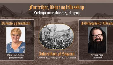 For frihet, likhet og fellesskap. Foredrag med Trine Skei Grande og Steinar Bryn