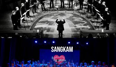 Mannskor synger julen inn