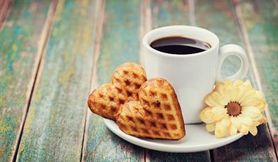 Vaffel og kaffe