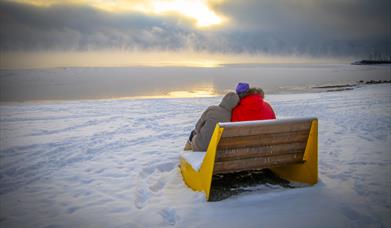 Strandpromenaden ved Mjøsa