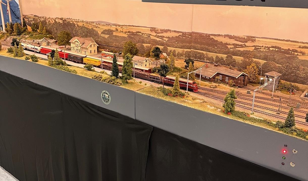 Et av de flotte anleggene som kommer til Modelljernbanemessa på Hamar