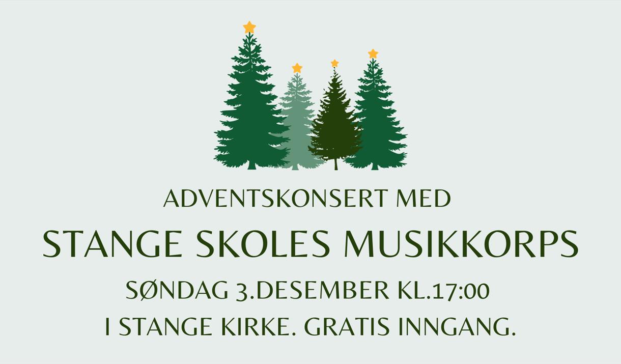 Adventskonsert med Stange skoles musikkorps