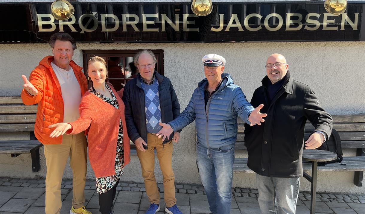 Erland Dalen, Marthe Werring, Erik Jacobsen, Rolf Mellum og Ivan Ivantchev