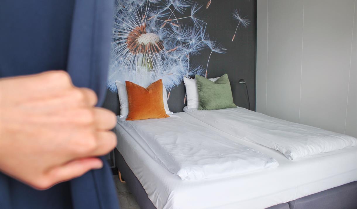 Hamar vandrerhjem Vikingskipet, Hotellrom