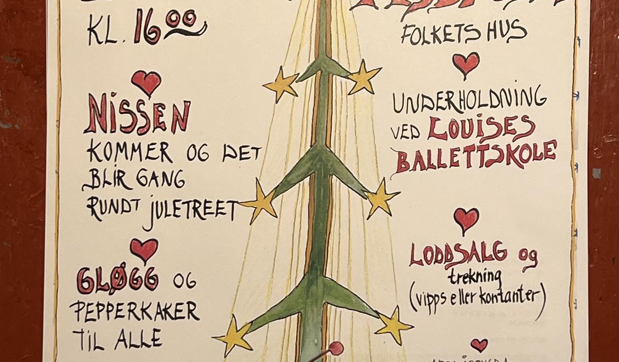 Julegrantenning og basar