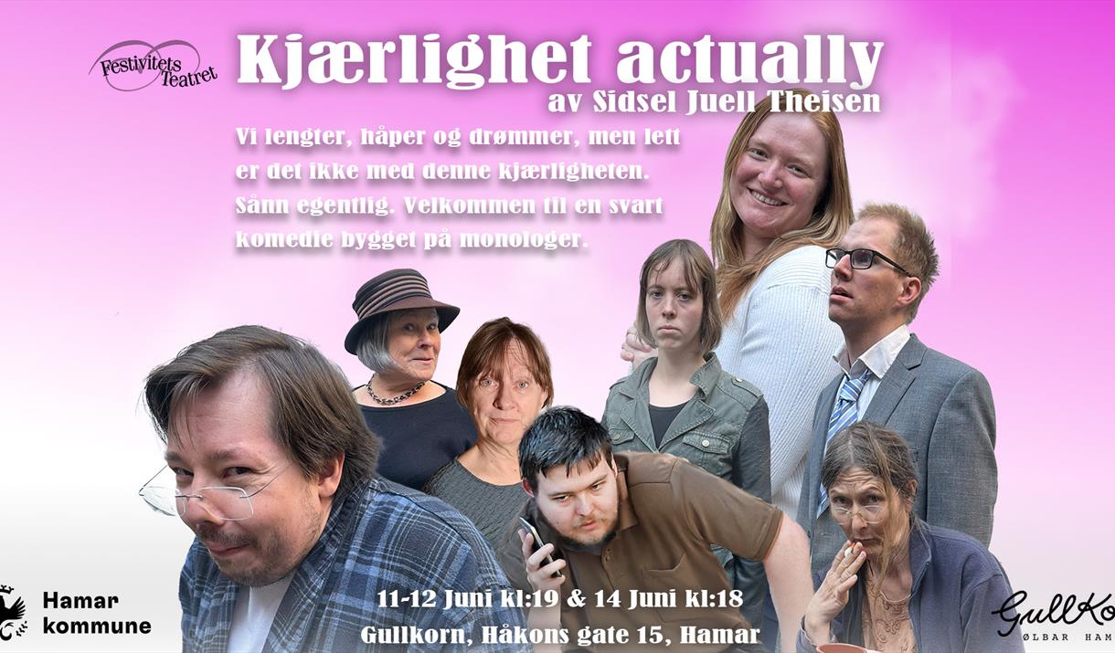Monologene framføres av et knippe glade amatører.
