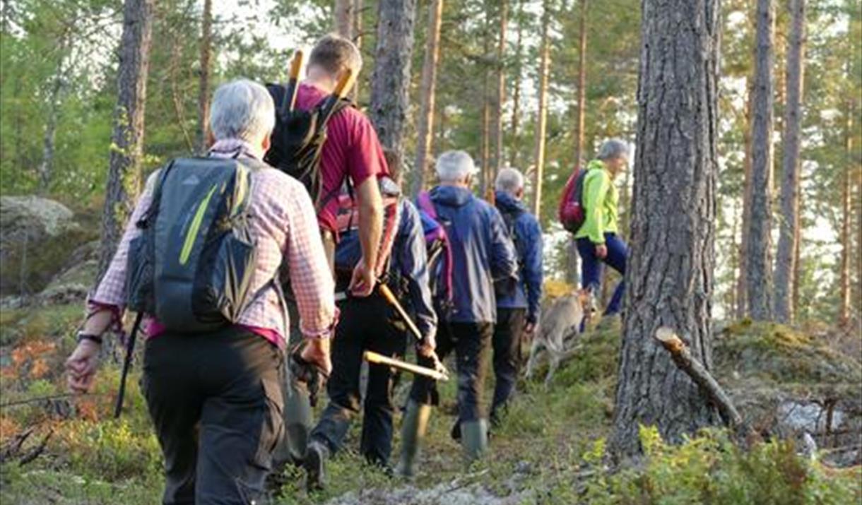 HHT Onsdagsgruppa går tur i Furuberget