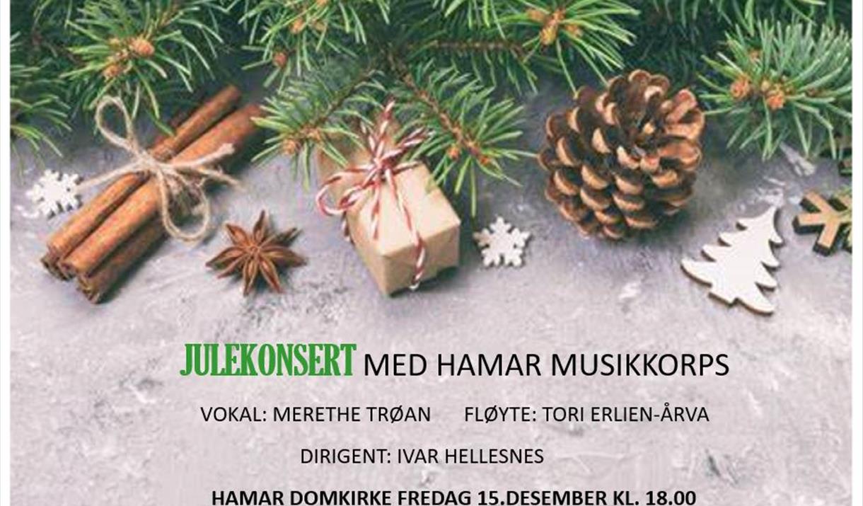 Julekonsert med Hamar musikkorps & gjester