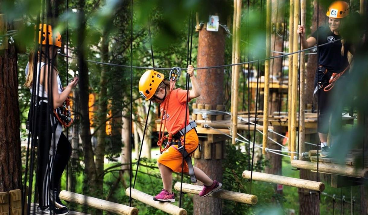 Klatreparken på Domkirkeodden