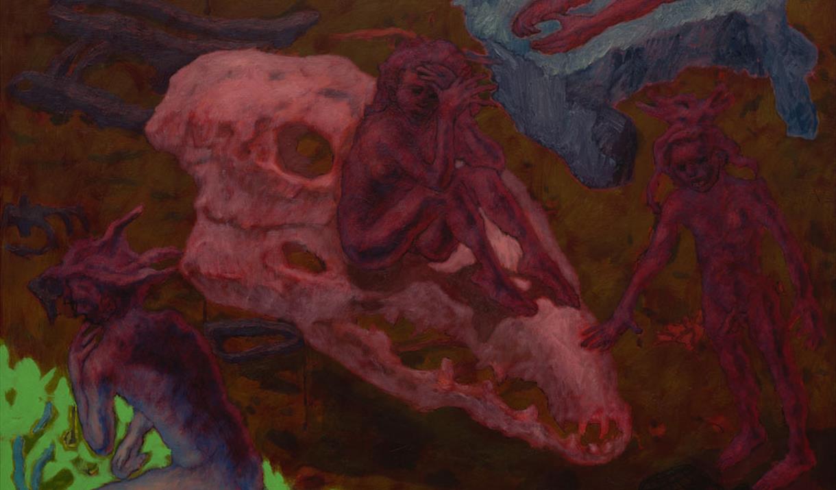 The Skull, maleri av Hans-Georg Kohler