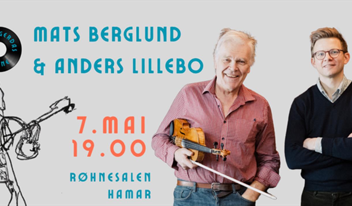 MATS BERGLUND & ANDERS LILLEBO PÅ TANTE GERDAS SCENE!