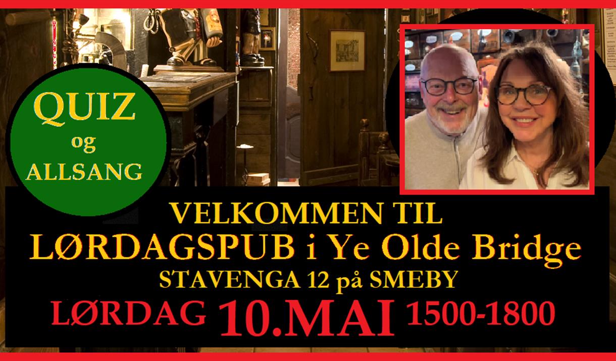 Pubaften i Ye Olde Bridge på Smeby