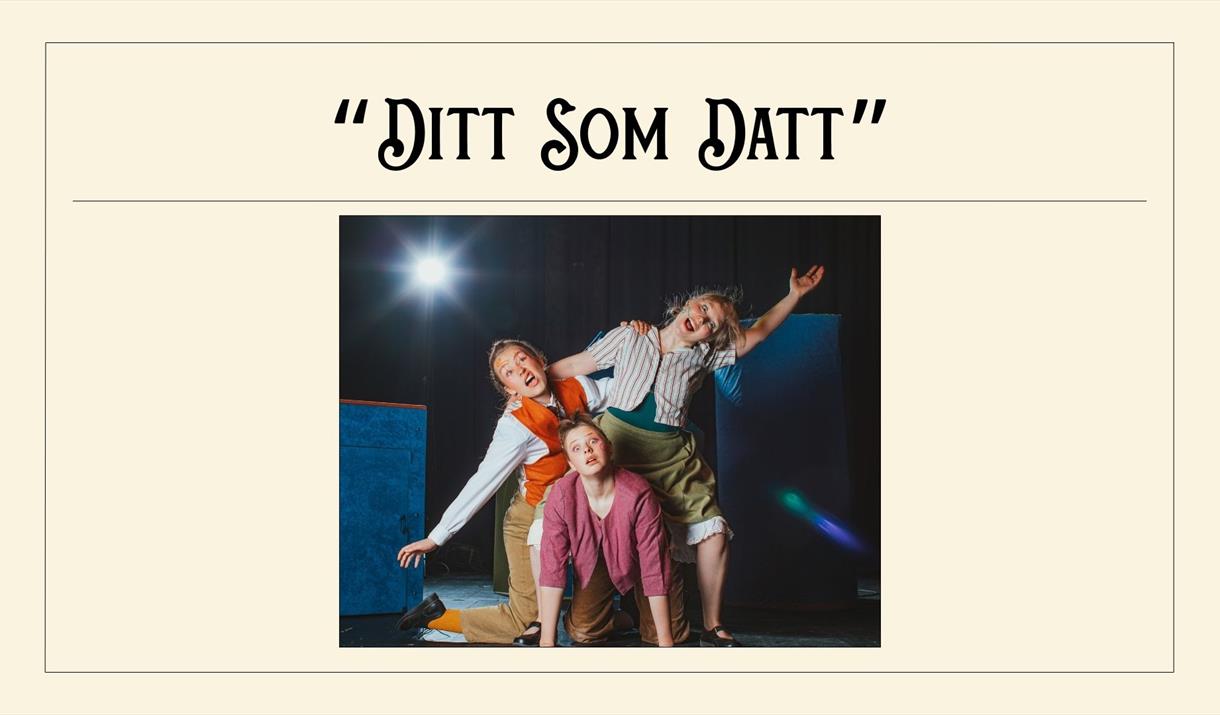 "Ditt som datt" teater på Stange bibliotek