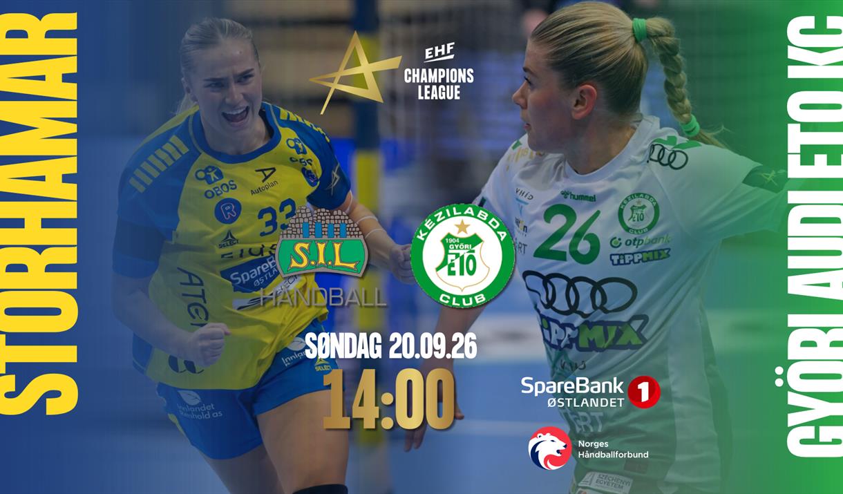 Storhamar Håndball Elite-Györ i EHF Champions League