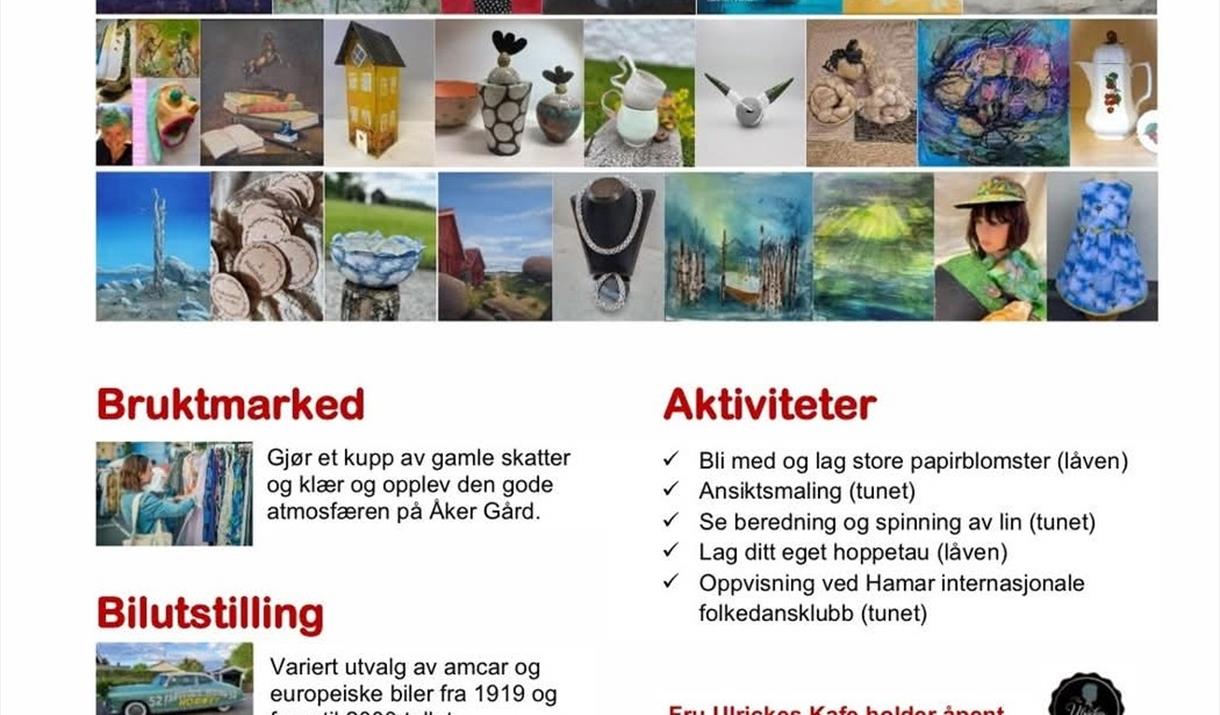 Åker Kunst og håndverk  Aktivitetsdag og marked