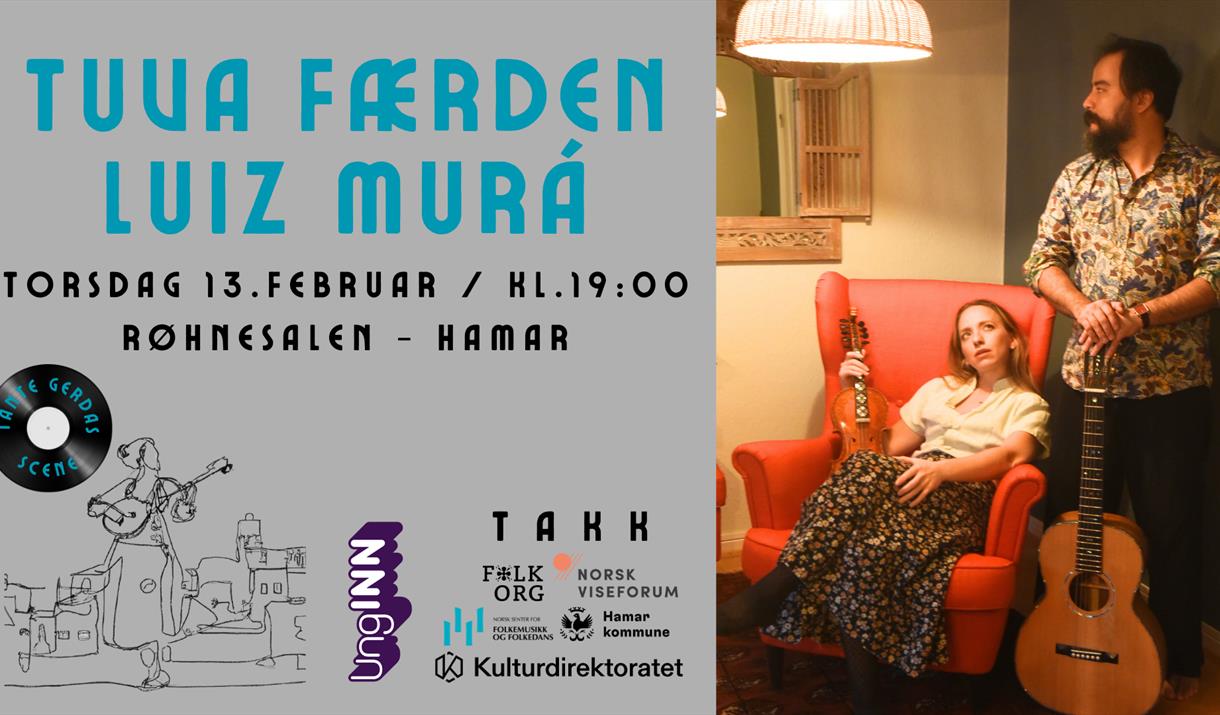 Tuva Færden/Luiz Murá på Tante Gerdas Scene!