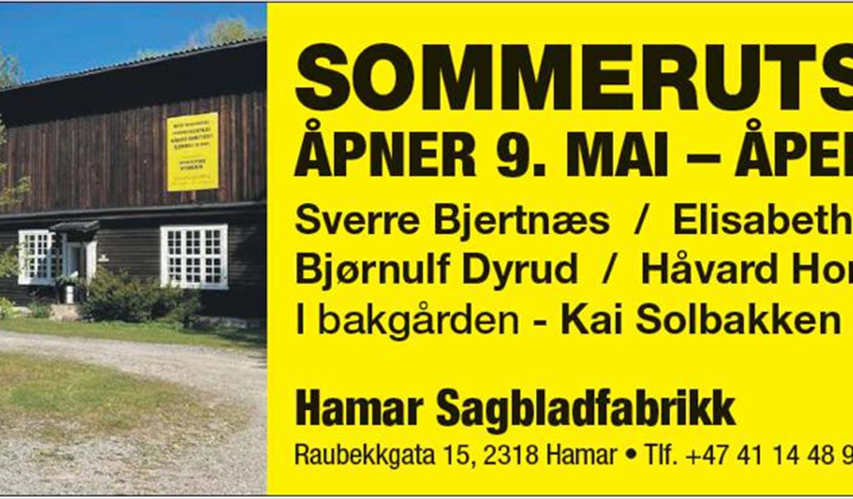 Sommerutstilling: Åpning på Hamar Sagbladfabrikk