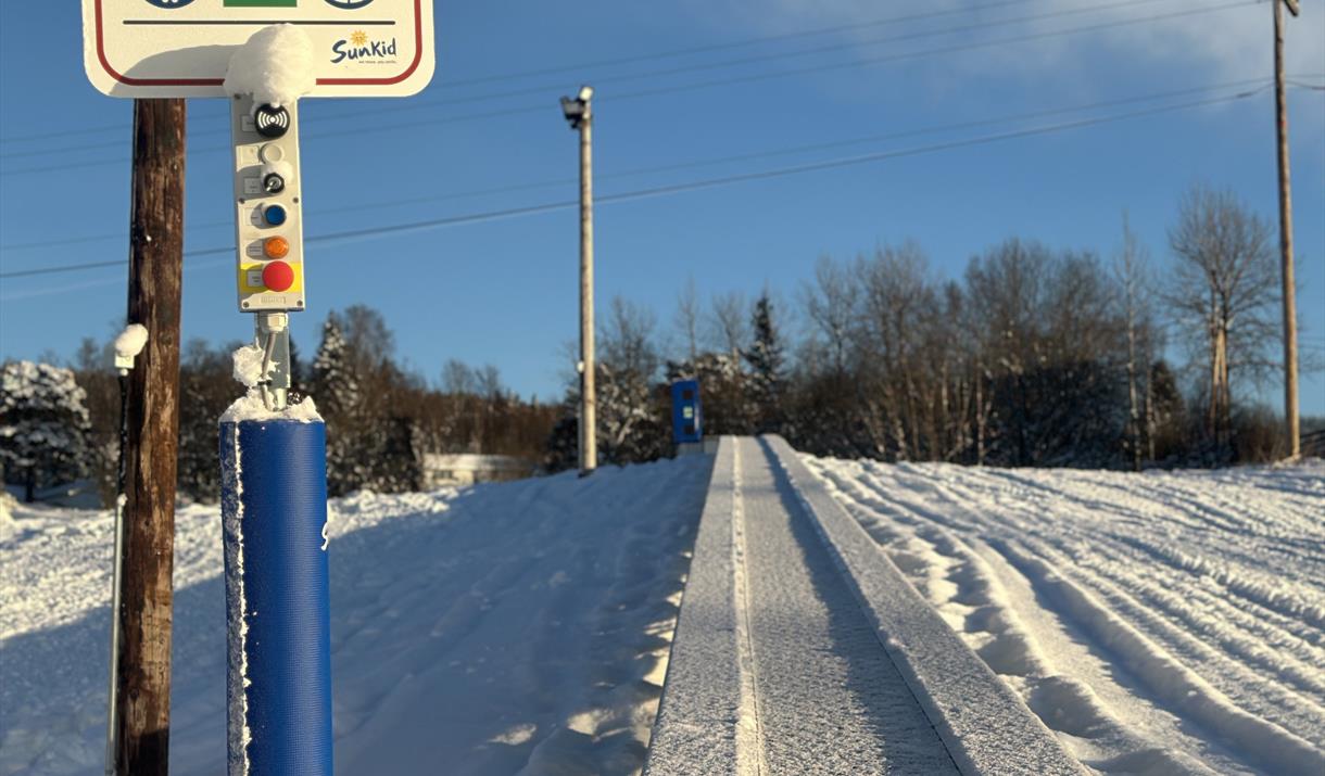 Nytt barneskibånd (50 m) som er gratis å bruke