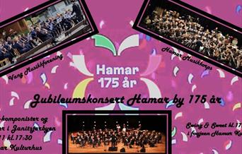 «JUBILEUMSKONSERT HAMAR BY 175 ÅR – Hamarkomponister og –arrangører i Janitsjarbyen»