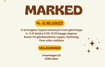 Loppemarked på Imset Gård