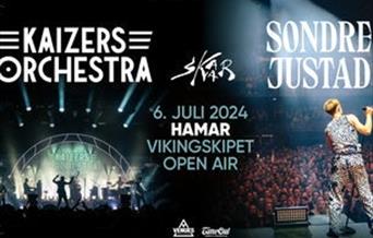 Vikingskipet Open Air: KAIZERS ORCHESTRA - SONDRE JUSTAD - SKAAR