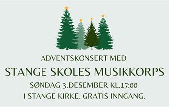 Adventskonsert med Stange skoles musikkorps