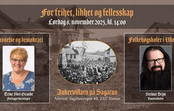 For frihet, likhet og fellesskap. Foredrag med Trine Skei Grande og Steinar Bryn