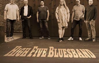 Eftasblues med High Five Blues Band  lørdag 6. september  kl. 15.00  på Gregers Live Hamar