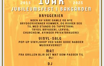 Jubileumsfest Gullkorn Ølbar 10 år