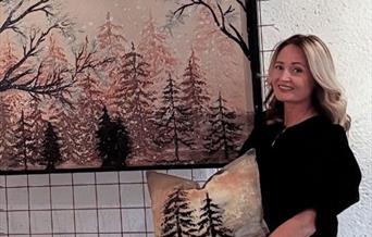 Original kunst, puter, trykk, kort og mye mer