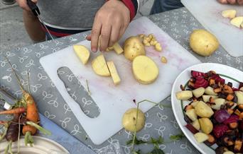 Innhøstingsfest i Triangelparken