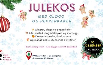 JULEKOS med gløgg og pepperkaker!