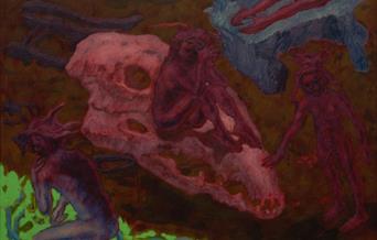 The Skull, maleri av Hans-Georg Kohler