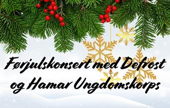Førjulskonsert med Hamar ungdomskorps og Defrost
