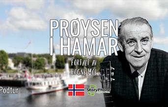 byvandring, prøysen, munch, audioguide, pod