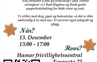 Pepperkakebaking med Hamar RU