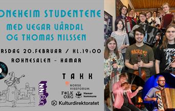 Toneheim studentene med Vegar Vårdal og Thomas Nilssen