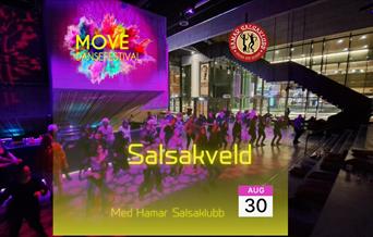 Salsakveld i foajeen Hamar Kulturhus