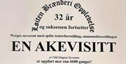 En Akvesitt på Løiten Brænderi 2025