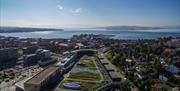 Dronebilde CC Stadion Hamar