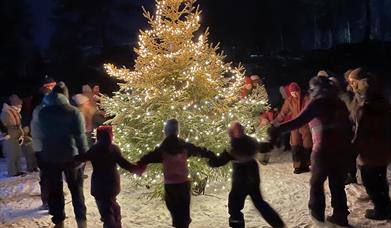 Julegrantenning og juleverksted