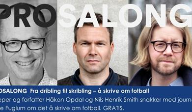 Prosalong - Fra dribling til skribling - å skrive om fotball // Hamar bibliotek