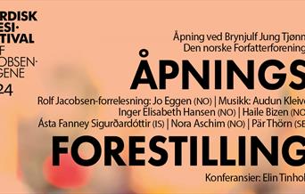 Åpningsforestilling Nordisk poesifestival