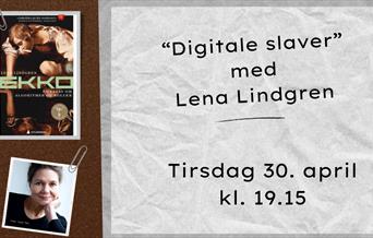 "Digitale slaver"- Lena Lindgren i samtale med Tobias Dahl