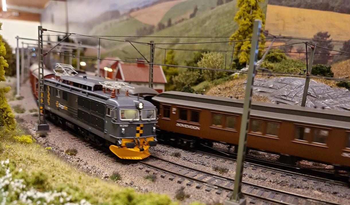 Modelljernbaneanlegg i drift Modelljernbaneanlegg i drift