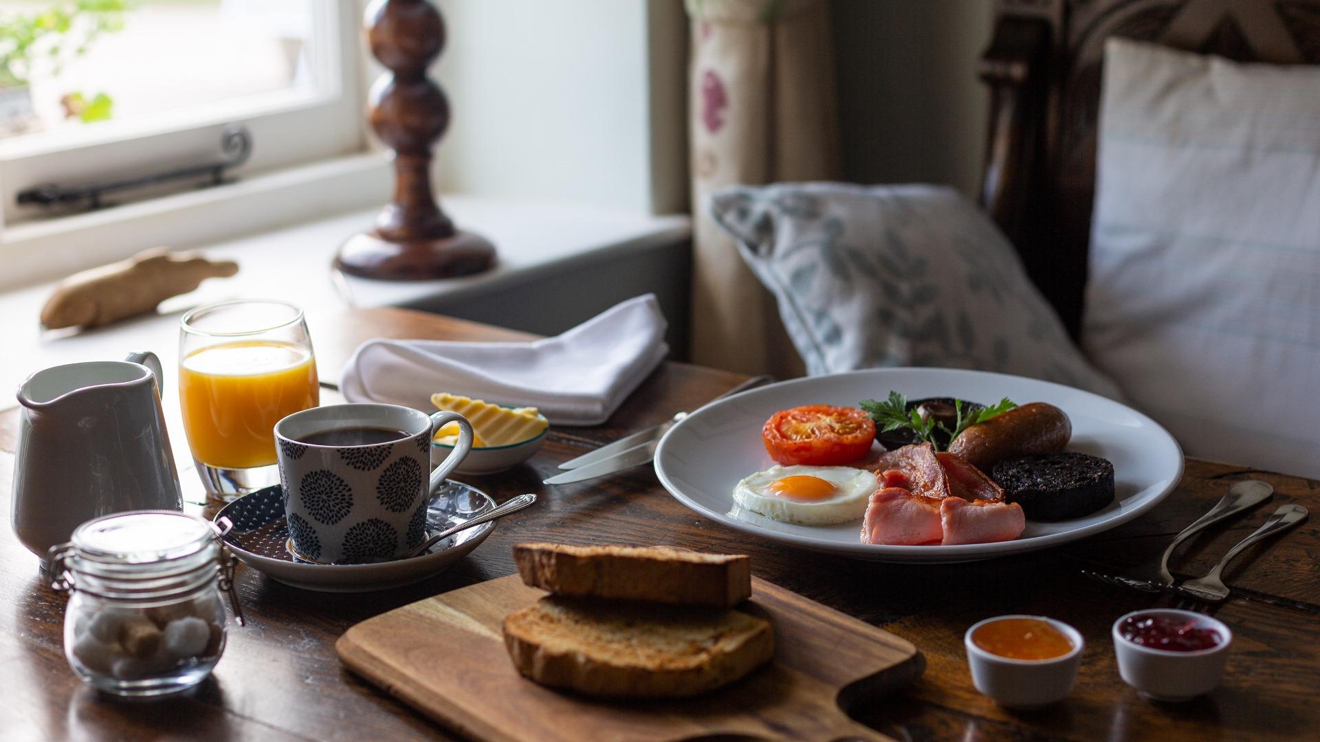 Breakfast at the Bell at Skenfrith