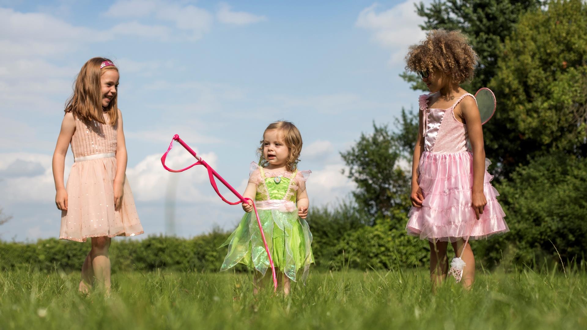 Children having fun in Monmouthshire