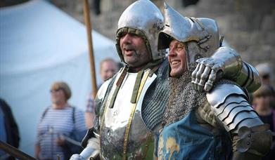 Image of reenactors from previous year's festival in Monmouth