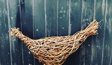Weave a willow pheasant or chicken at Humble by Nature Kate Humble's farm